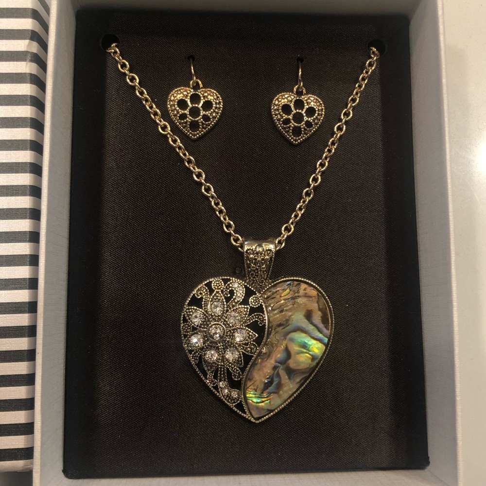 Mixit heart jewelry set